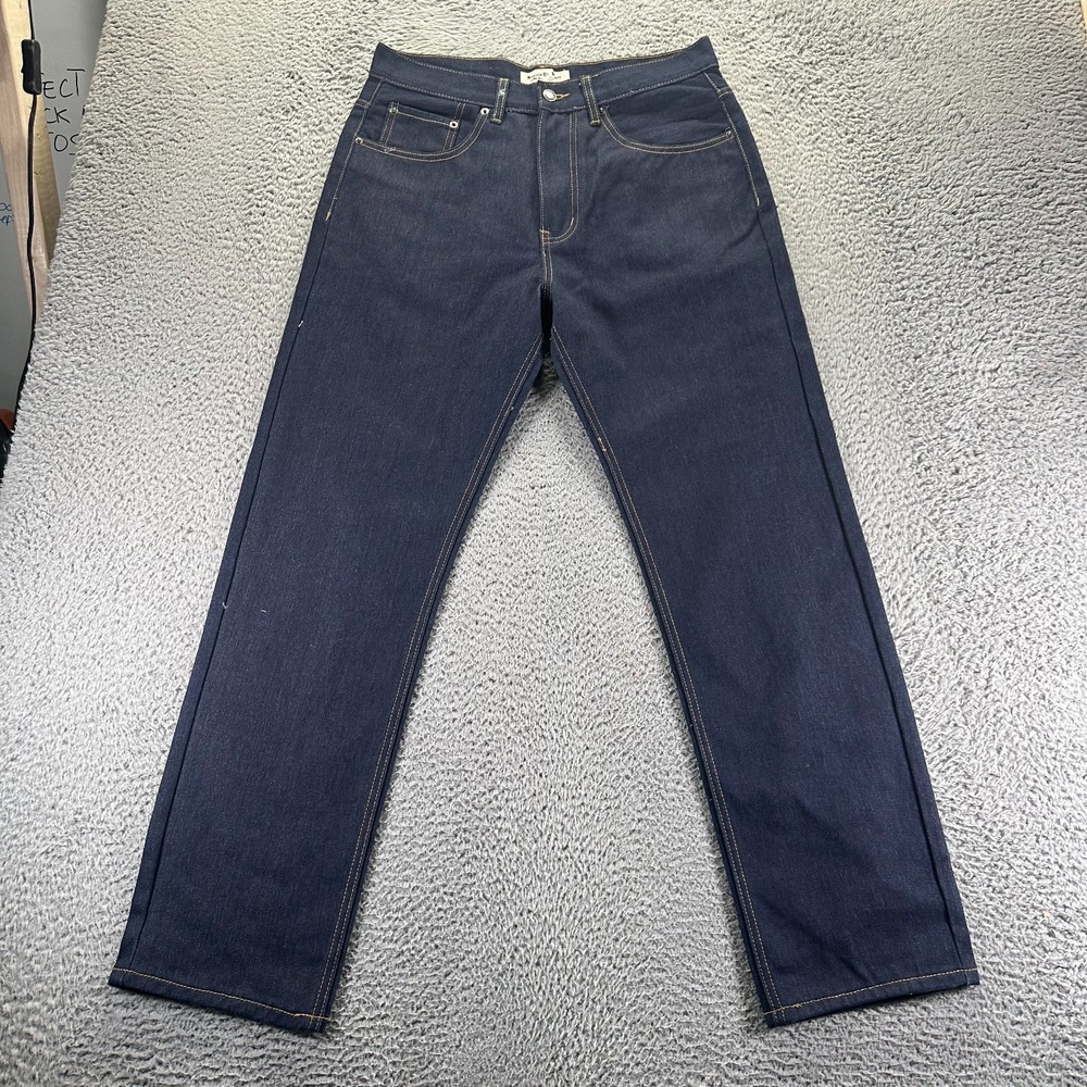 Beyond The Limit Jeans Men's‎ 34x32 Blue Cotton Denim Straight Workwear Travel